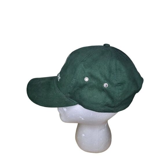 John Deere Hat Adjustable Strap Green And White One Size Logo Outdoors - Picture 2 of 5